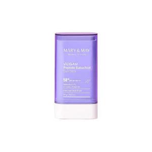 MARY & MAY - Vegan Peptide Bakuchiol Sun Stick SPF 50 + PA++++ 18 GR | Protector Solar Antienvejecimiento